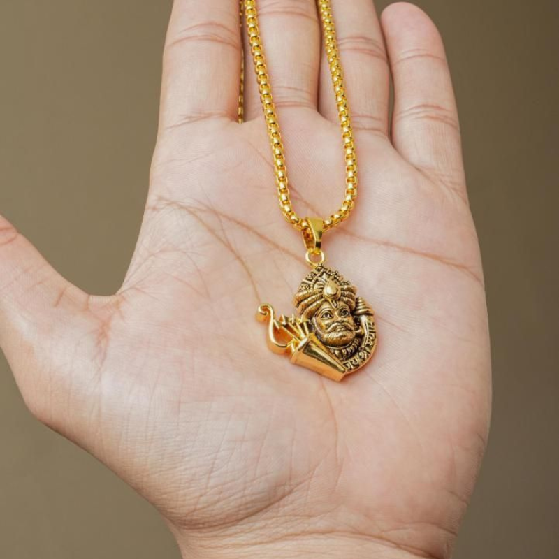 Khatu Shyamji Pendant with Chain