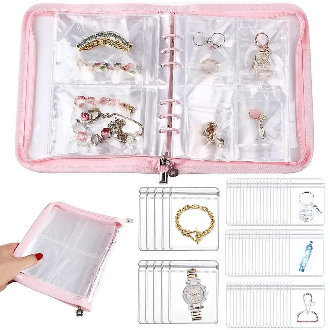 Transparent Jewellery Organizer Book With 60 Pocket