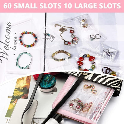 Transparent Jewellery Organizer Book With 60 Pocket