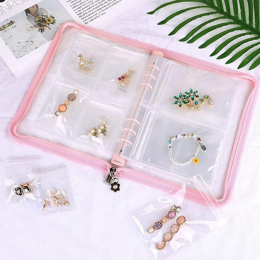Transparent Jewellery Organizer Book With 60 Pocket