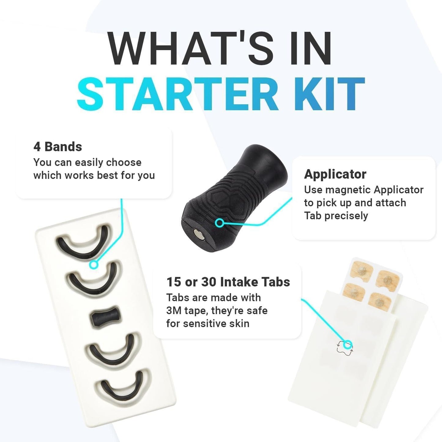 Relix AirRest™ – Magnetic Nasal Strip Starter Kit