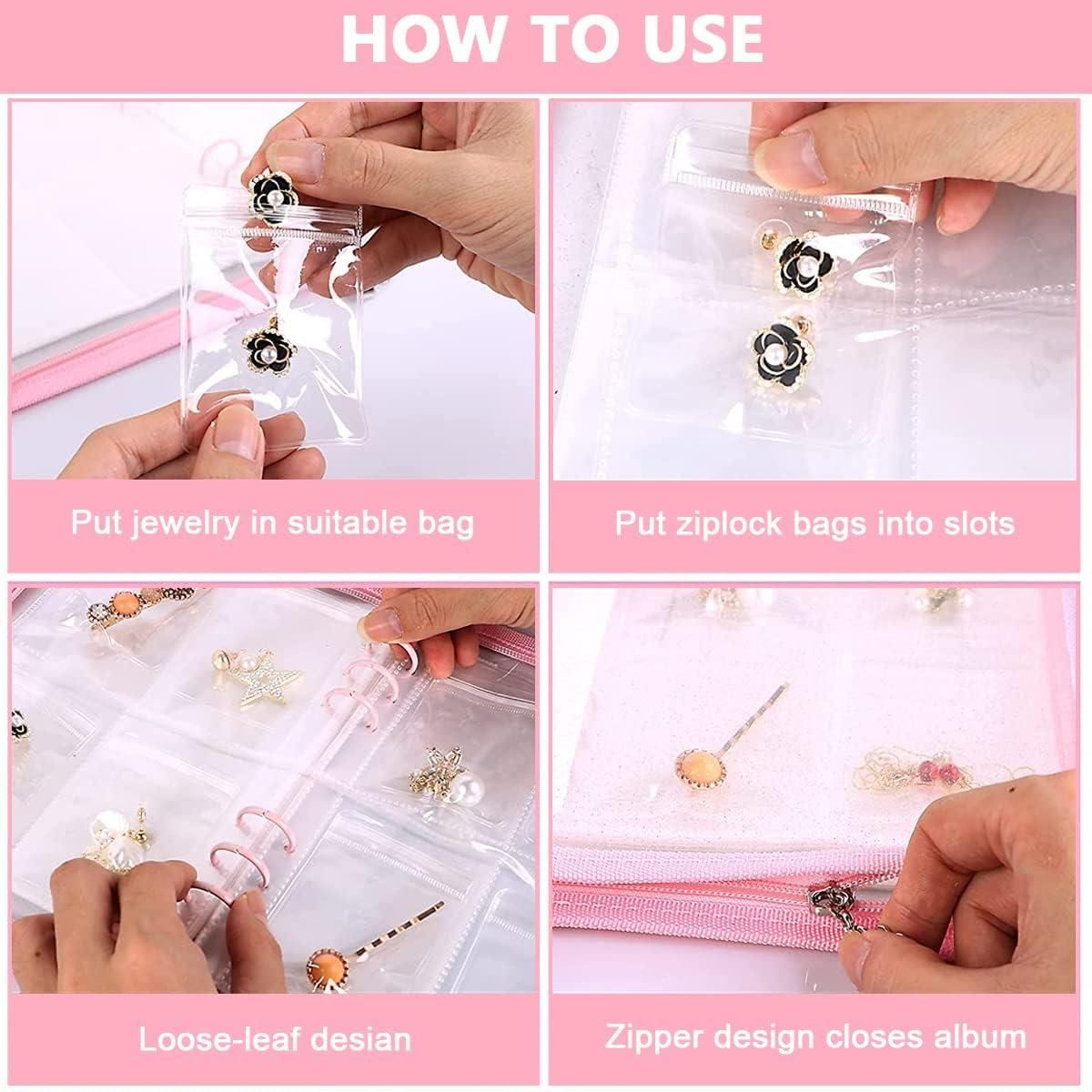 Transparent Jewellery Organizer Book With 60 Pocket