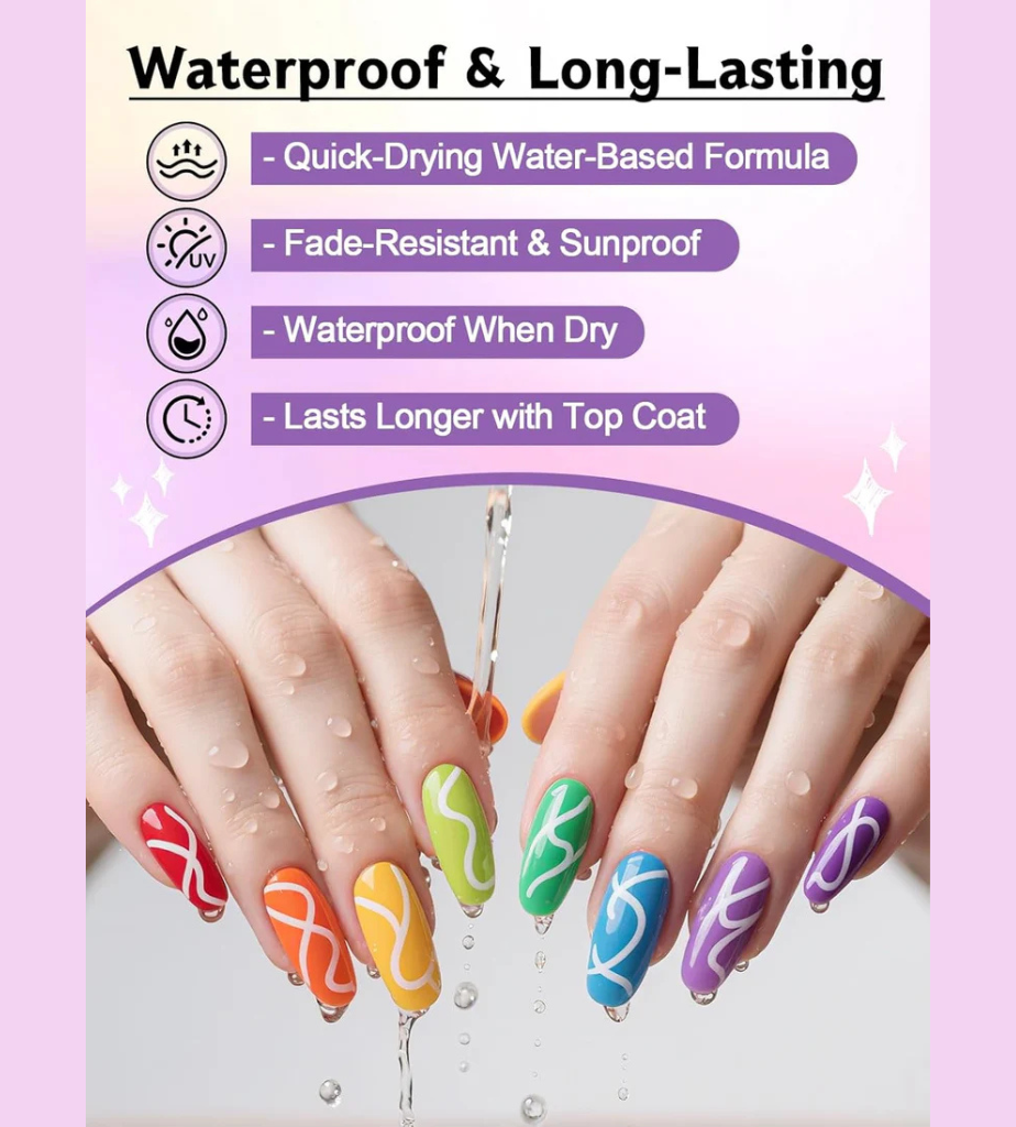 Nail Art Pens | 12 Color Set