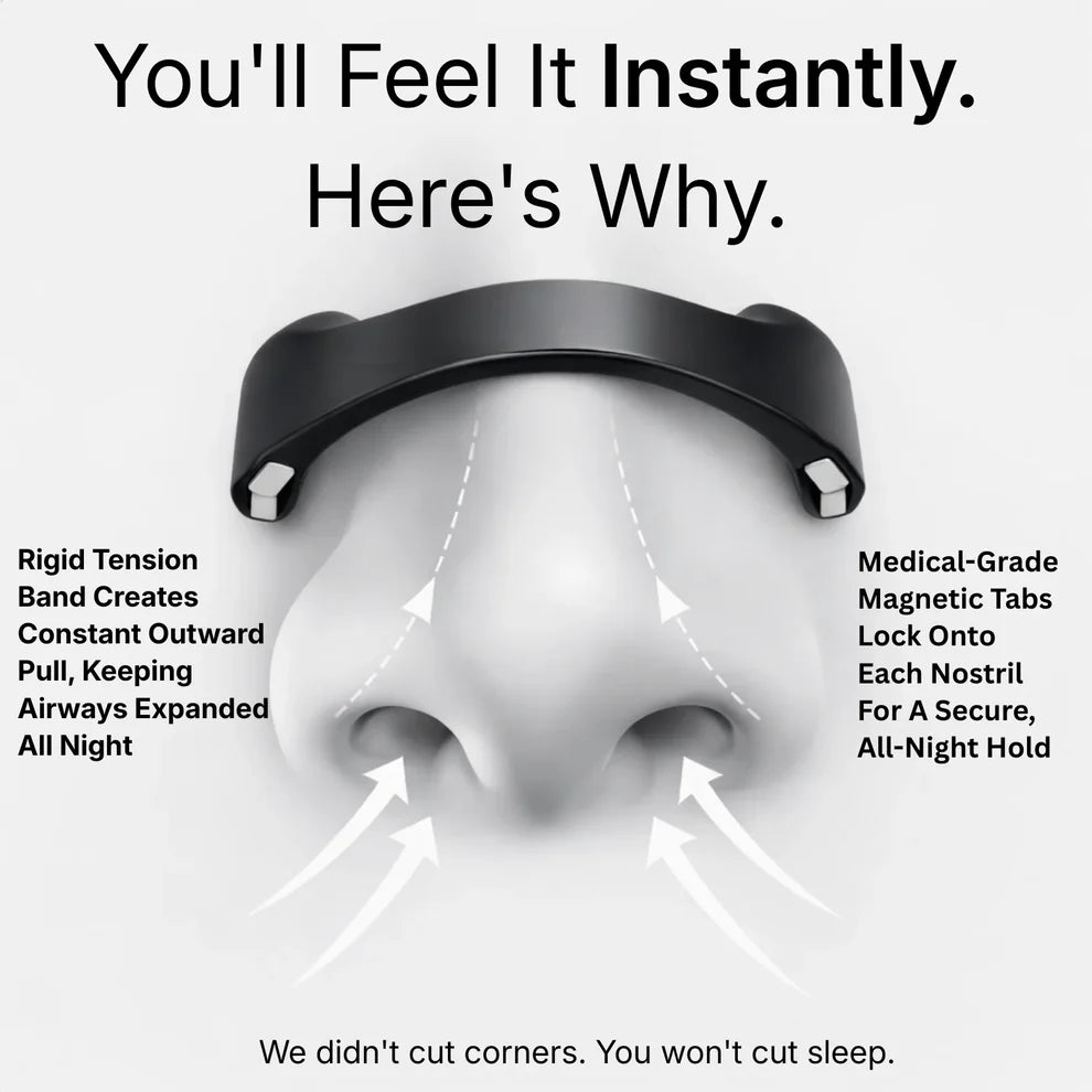 Relix AirRest™ – Magnetic Nasal Strip Starter Kit