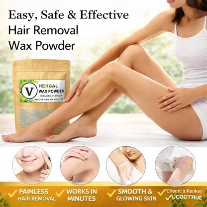 Herbal Wax Powder – Painless Hair Removal in Minutes